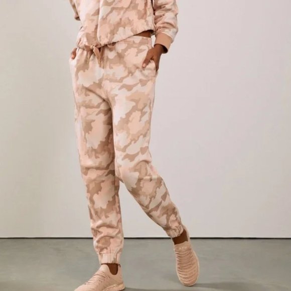 Pink Camo Anthropologie The Upside Rosie Majors Track Joggers - Picture 8 of 9